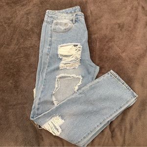 shein ripped jean